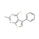 4-chloro-2-methyl-5-phenylthieno[2,3-d]pyrimidine (CAS 83548-61-2) - chemical structure image