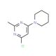 4-Chloro-2-methyl-6-piperidinopyrimidine (CAS 94052-15-0) - chemical structure image