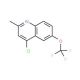 4-Chloro-2-methyl-6-trifluoromethoxyquinoline (CAS 951905-08-1) - chemical structure image