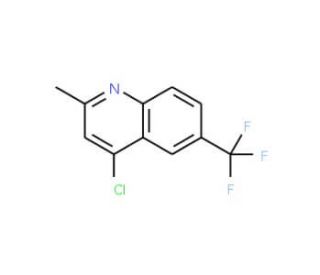 4-Chloro-2-methyl-6-trifluoromethylquinoline (CAS 867167-05-3) - chemical structure image