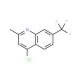 4-Chloro-2-methyl-7-(trifluoromethyl)quinoline (CAS 18529-09-4) - chemical structure image