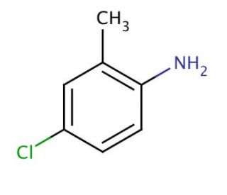 4-Chloro-2-methylaniline (CAS 95-69-2) - chemical structure image