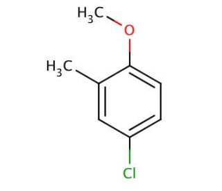 4-Chloro-2-methylanisole (CAS 3260-85-3) - chemical structure image