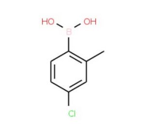 4-Chloro-2-methylphenylboronic acid (CAS 209919-30-2) - chemical structure image