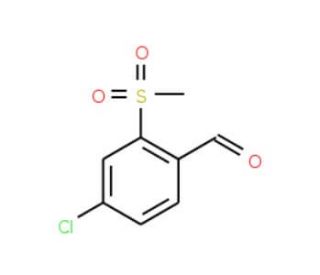 4-Chloro-2-(methylsulfonyl)benzaldehyde (CAS 36914-69-9) - chemical structure image