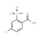 4-Chloro-2-(methylsulfonyl)benzoic acid (CAS 142994-03-4) - chemical structure image