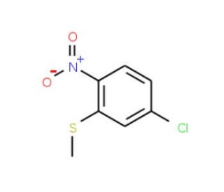 4-Chloro-2-(methylthio)-1-nitrobenzene (CAS 70019-41-9) - chemical structure image