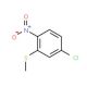 4-Chloro-2-(methylthio)-1-nitrobenzene (CAS 70019-41-9) - chemical structure image