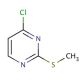 4-Chloro-2-methylthiopyrimidine (CAS 49844-90-8) - chemical structure image