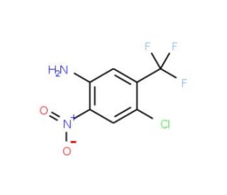 4-Chloro-2-nitro-5-(trifluoromethyl)aniline (CAS 167415-22-7) - chemical structure image