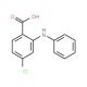 4-Chloro-2-phenylaminobenzoic acid (CAS 19218-88-3) - chemical structure image