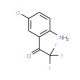 4-Chloro-2-trifluoroacetylaniline (CAS 154598-53-5) - chemical structure image