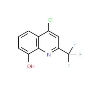 4-Chloro-2-(trifluoromethyl)-8-quinolinol - chemical structure image