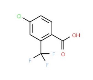 4-Chloro-2-(trifluoromethyl)benzoic acid (CAS 142994-09-0) - chemical structure image