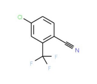 4-Chloro-2-(trifluoromethyl)benzonitrile (CAS 320-41-2) - chemical structure image