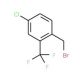 4-Chloro-2-(trifluoromethyl)benzyl bromide (CAS 886496-75-9) - chemical structure image