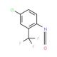 4-Chloro-2-(trifluoromethyl)phenyl isocyanate (CAS 16588-69-5) - chemical structure image