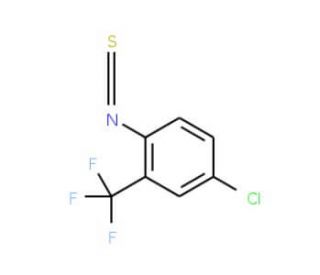 4-Chloro-2-(trifluoromethyl)phenyl isothiocyanate (CAS 99195-86-5) - chemical structure image