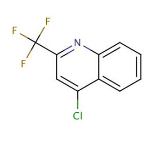 4-Chloro-2-(trifluoromethyl)quinoline (CAS 1701-24-2) - chemical structure image