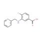 4-Chloro-3-[(pyridin-2-ylmethyl)-amino]-benzoic acid - chemical structure image