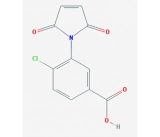 4-Chloro-3-(2,5-dioxo-2,5-dihydro-1H-pyrrol-1-yl)-benzoic acid - chemical structure image