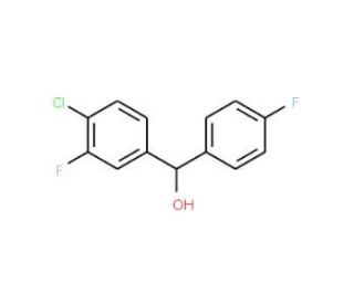 4-Chloro-3,4&prime;-difluorobenzhydrol - chemical structure image