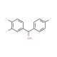 4-Chloro-3,4′-difluorobenzhydrol - chemical structure image