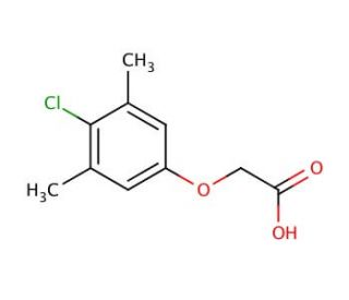 (4-chloro-3,5-dimethylphenoxy)acetic acid (CAS 19545-95-0) - chemical structure image