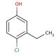 4-Chloro-3-ethylphenol (CAS 14143-32-9) - chemical structure image