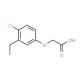 (4-chloro-3-ethylphenoxy)acetic acid - chemical structure image