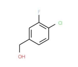 4-Chloro-3-fluorobenzyl alcohol (CAS 202925-10-8) - chemical structure image