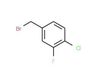 4-Chloro-3-fluorobenzyl bromide (CAS 206362-80-3) - chemical structure image