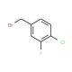 4-Chloro-3-fluorobenzyl bromide (CAS 206362-80-3) - chemical structure image