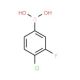 4-Chloro-3-fluorophenylboronic acid (CAS 137504-86-0) - chemical structure image