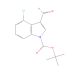4-Chloro-3-formyl-1H-indole, N-BOC protected (CAS 914349-00-1) - chemical structure image