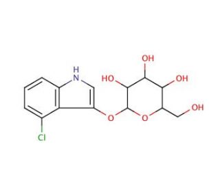 4-Chloro-3-indolyl &beta;-D-galactopyranoside (CAS 135313-63-2) - chemical structure image