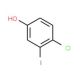 4-Chloro-3-iodophenol (CAS 202982-72-7) - chemical structure image