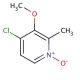 4-Chloro-3-methoxy-2-methylpyridine N-oxide (CAS 122307-41-9) - chemical structure image
