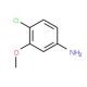 4-Chloro-3-methoxyaniline (CAS 13726-14-2) - chemical structure image