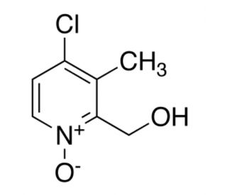 4-Chloro-3-methyl-2-pyridinemethanol 1-Oxide (CAS 1329793-61-4) - chemical structure image