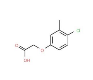 (4-Chloro-3-methyl-phenoxy)-acetic acid (CAS 588-20-5) - chemical structure image