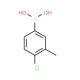 4-Chloro-3-methylbenzeneboronic acid (CAS 161950-10-3) - chemical structure image