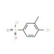 4-Chloro-3-methylbenzenesulfonyl chloride (CAS 6291-02-7) - chemical structure image