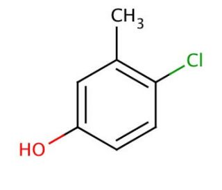 4-Chloro-3-methylphenol (CAS 59-50-7) - chemical structure image