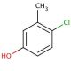 4-Chloro-3-methylphenol (CAS 59-50-7) - chemical structure image
