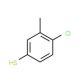 4-Chloro-3-methylthiophenol - chemical structure image