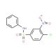 4-Chloro-3-nitro-N-phenyl-benzenesulfonamide (CAS 137-49-5) - chemical structure image