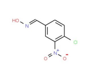 4-Chloro-3-nitrobenzenecarbaldehyde oxime (CAS 66399-01-7) - chemical structure image