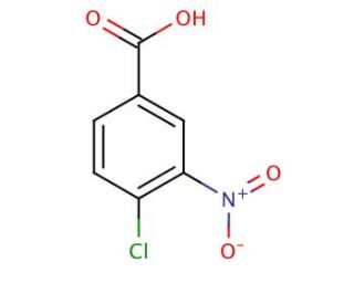 4-Chloro-3-nitrobenzoic acid (CAS 96-99-1) - chemical structure image