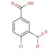 4-Chloro-3-nitrobenzoic acid (CAS 96-99-1) - chemical structure image